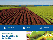 Tablet Screenshot of cld-jardinsdenapierville.com
